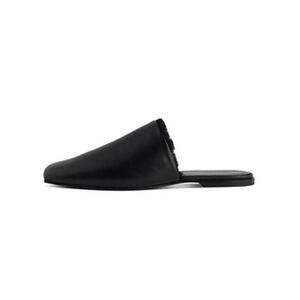 Proenza Schouler Womens Suede Shearling Lined Slide Slippers Mules Size 7